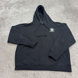 Barbell Brigade Dominate Humbly Graphic Hoodie Sweatshirt Men Large Black Fleece